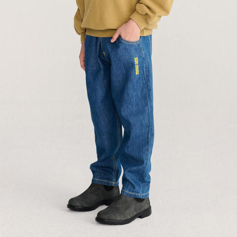 【drop1】BOBOCHOSES（ボボショーズ）2026AW Taxi Saurus Tag denim pants キッズデニムパンツ