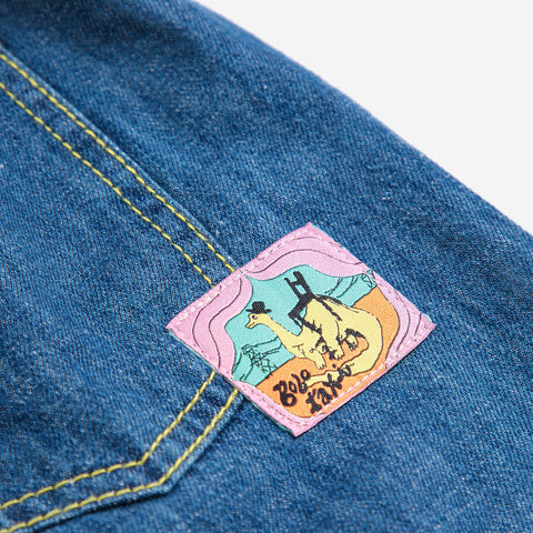 【drop1】BOBOCHOSES（ボボショーズ）2026AW Taxi Saurus Tag denim pants キッズデニムパンツ