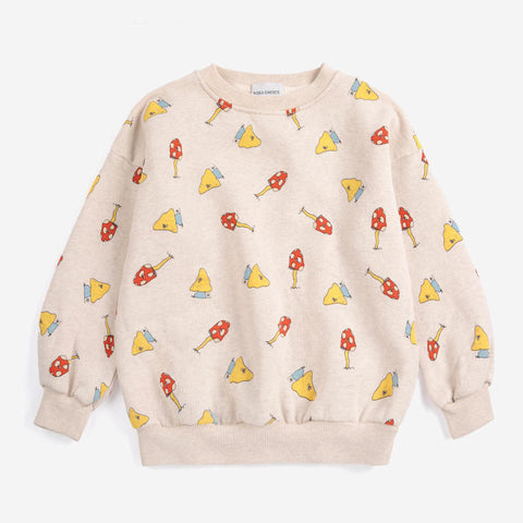【drop2】BOBOCHOSES（ボボショーズ）2026AW Booty Ghosts sweatshirt キッズスウェットシャツ.