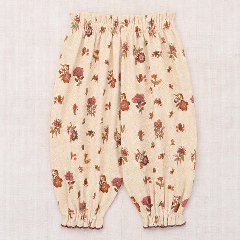 【D1】Misha&Puff（ミーシャアンドパフ）2026aw Baby Balloon Pant - String/Antique Rose Holyoke Floral - ベビーバルーンパンツ.