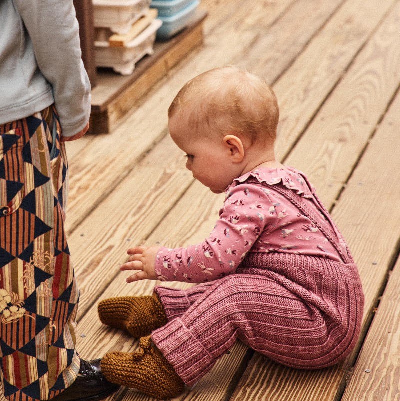 D1】Misha&Puff（ミーシャアンドパフ）2026aw Baby Pattie Onesie