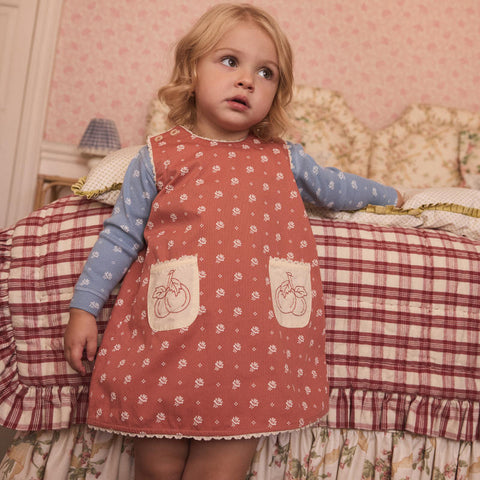 Apolina 2024AW Mia Dress - Almond - Kids Dress