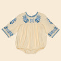 Apolina（アポリナ）2026AW BABY STEVIE LS ROMPER - CREAM - ベビーロンパース.