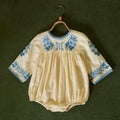 Apolina（アポリナ）2026AW BABY STEVIE LS ROMPER - CREAM - ベビーロンパース.