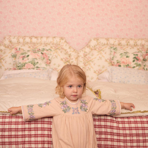 Apolina 2024AW Mia Dress - Almond - Kids Dress
