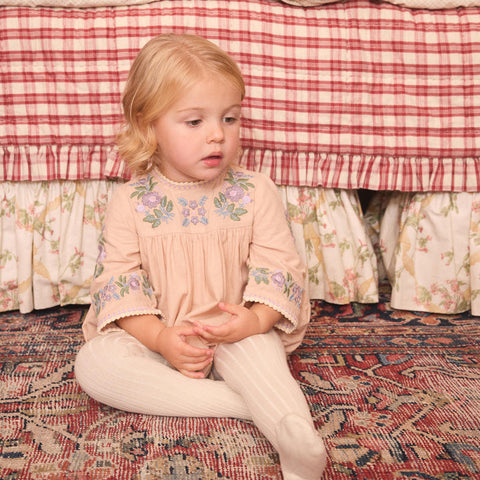 Apolina 2024AW Mia Dress - Almond - Kids Dress