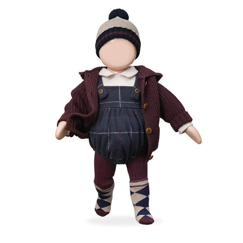 1 + in the family (One More in the Family) 2024AW LIS-bb jacket knit cardigan