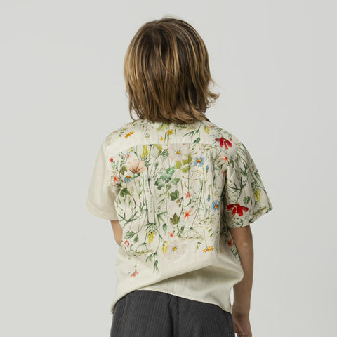 WOLF&RITA（ウルフアンドリタ） 2026SS BRUNO SHIRT -bloom- プリント半袖シャツ