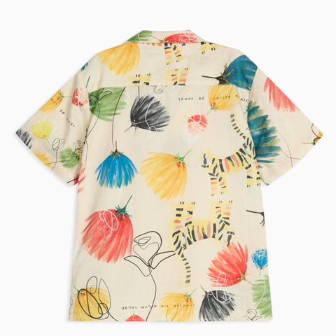 WOLF&RITA（ウルフアンドリタ） 2026SS BRUNO SHIRT -dandelion- プリント半袖シャツ