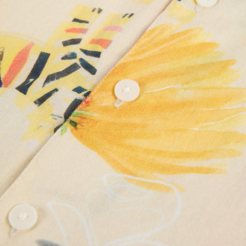 WOLF&RITA（ウルフアンドリタ） 2026SS BRUNO SHIRT -dandelion- プリント半袖シャツ