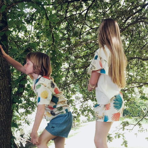 WOLF&RITA（ウルフアンドリタ） 2026SS BRUNO SHIRT -dandelion- プリント半袖シャツ