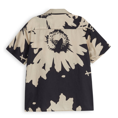 【2/2まで送料無料】WOLF&RITA（ウルフアンドリタ） 2025SS BRUNO BOTANICAL BLACK Shirt 半袖シャツ