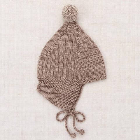 【D2】Misha&Puff（ミーシャアンドパフ）2026aw  Baby Pointy Peak Hat - Turtledove - ベビー帽.