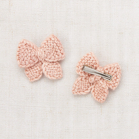 Misha&Puff（ミーシャアンドパフ）2024AW Baby Puff Bow Set リボンクリップ(ヘアアクセ）