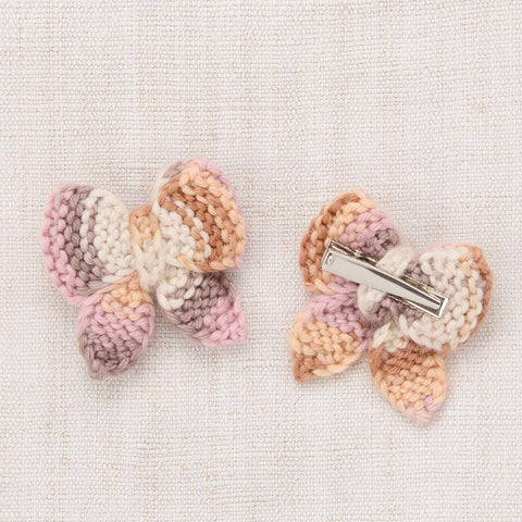 【D2】Misha&Puff（ミーシャアンドパフ）2026aw Baby Puff Bow Set - Mochi Space Dye- リボンセット(ヘアアクセ）.