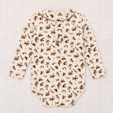 Misha&amp;Puff 2024AW Paloma Onesie -Rose Gold- Long Sleeve Romper