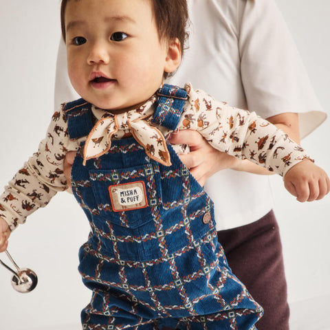 Misha&amp;Puff 2024AW Paloma Onesie -Rose Gold- Long Sleeve Romper