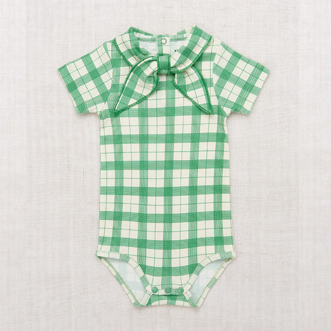 【2/9まで送料無料】Misha&Puff（ミーシャアンドパフ）2025SS Short Sleeve Scout Onesie -String Piazza- 半袖ロンパース