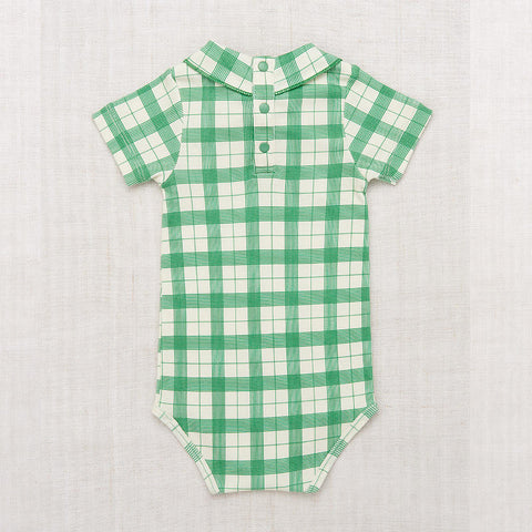 【3/17まで送料無料】Misha&Puff（ミーシャアンドパフ）2025SS Short Sleeve Scout Onesie -String Piazza- 半袖ロンパース