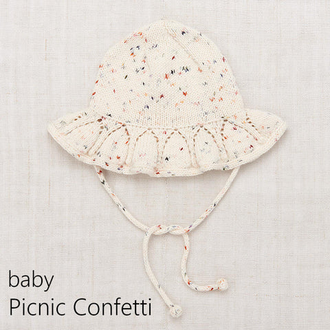 【2/9まで送料無料】Misha&Puff（ミーシャアンドパフ）2025SS  Baby Starling Sunhat -Picnic Confetti- サンハット、帽子（ベビー）