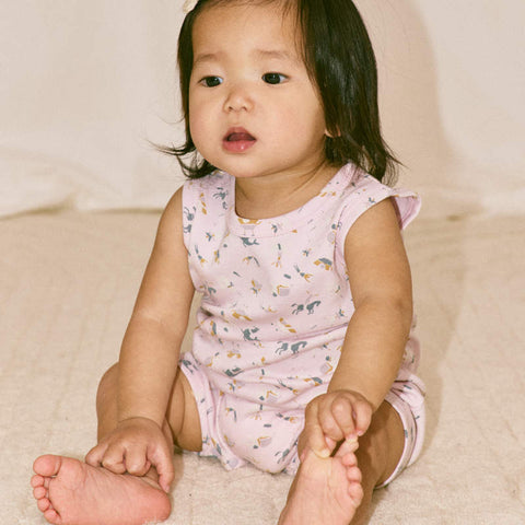 【D1】Misha&Puff（ミーシャアンドパフ）2026ss BABY TANK ROMPER - AURA CIRCUS- タンクロンパース