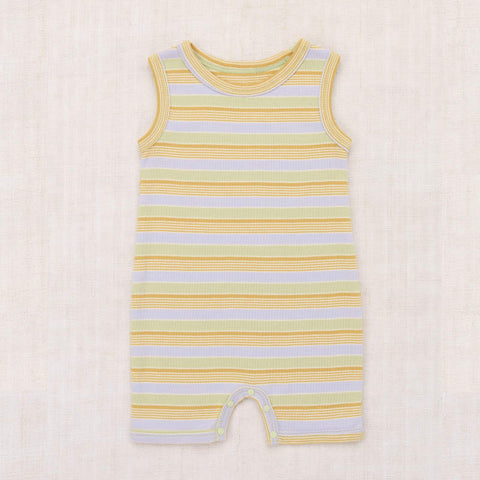 【D1】Misha&Puff（ミーシャアンドパフ）2026ss BABY TANK ROMPER - MIST AVENUE STRIPE- タンクロンパース
