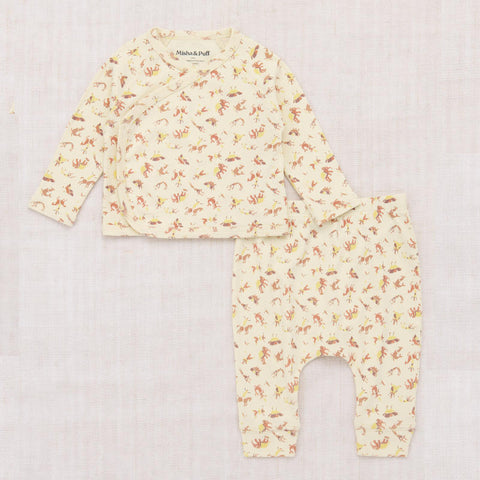 D1】Misha&Puff（ミーシャアンドパフ）2025AW Baby Wrap Set -Sugar  