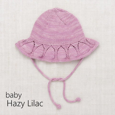 【2/9まで送料無料】Misha&Puff（ミーシャアンドパフ）2025SS  Baby Starling Sunhat -Hazy Lilac- サンハット、帽子（ベビー）