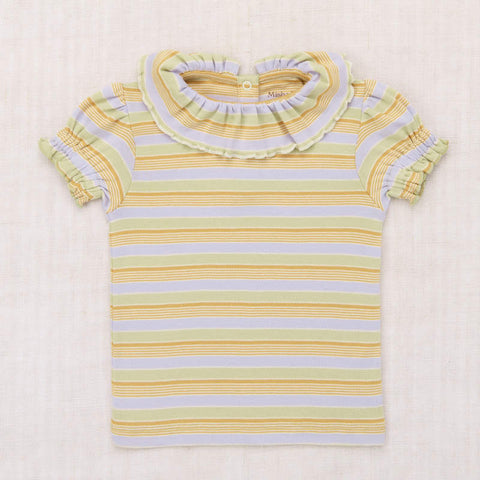 【D1】Misha&Puff（ミーシャアンドパフ）2026SS BALLOON SLEEVE PALOMA TEE -MIST AVENUE STRIPE- バルーン袖パロマTシャツ、トップス