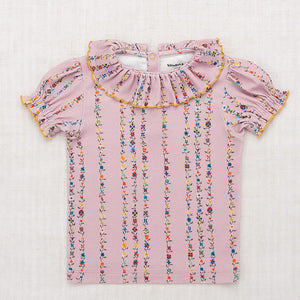 【2/9まで送料無料】Misha&Puff（ミーシャアンドパフ）2025SS Balloon Sleeve Paloma Tee -Plum Petal Little Botanica- バルーン袖トップス