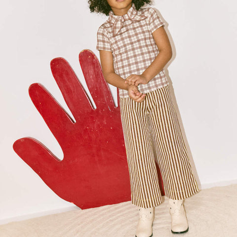 【D1】Misha&Puff（ミーシャアンドパフ）2026SS BEACH PANT -COLA PAINTERLY STRIPE- ビーチパンツ