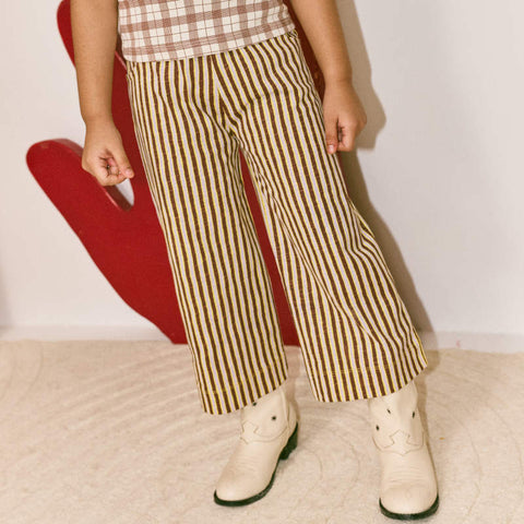 【D1】Misha&Puff（ミーシャアンドパフ）2026SS BEACH PANT -COLA PAINTERLY STRIPE- ビーチパンツ