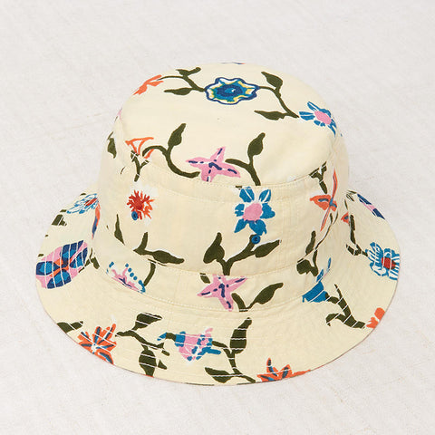 【3/17まで送料無料】【drop2】Misha&Puff（ミーシャアンドパフ）2025SS  Bucket Hat - Alabaster Botanica - バケットハット、キッズ帽