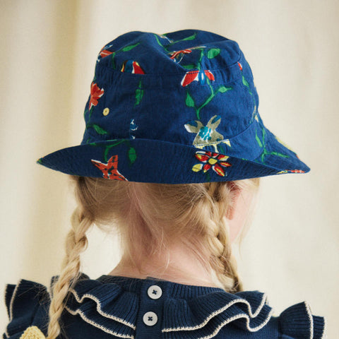 【3/17まで送料無料】【drop2】Misha&Puff（ミーシャアンドパフ）2025SS  Bucket Hat - Celestial Botanica - バケットハット、キッズ帽