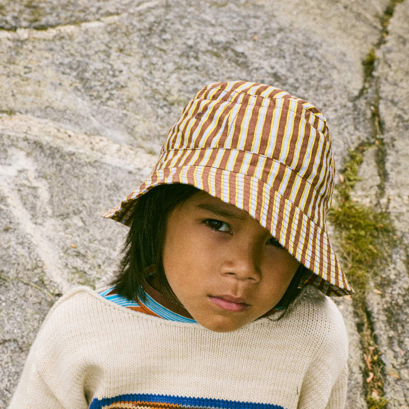 misha&puff Bucket Hat Cola Fable / 4-8y 採*可様 新品 Misha&Puff