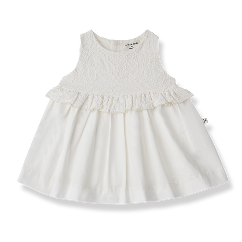 1 + in the family（ワンモア イン ザ ファミリー） 2026SS  CADAQUES -off-white- ノースリーブワンピース