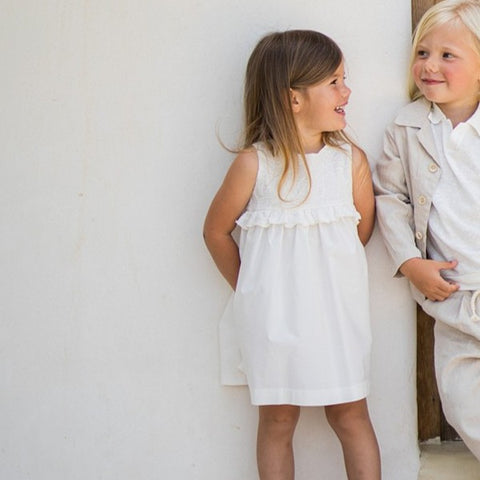 1 + in the family（ワンモア イン ザ ファミリー） 2026SS  CADAQUES -off-white- ノースリーブワンピース