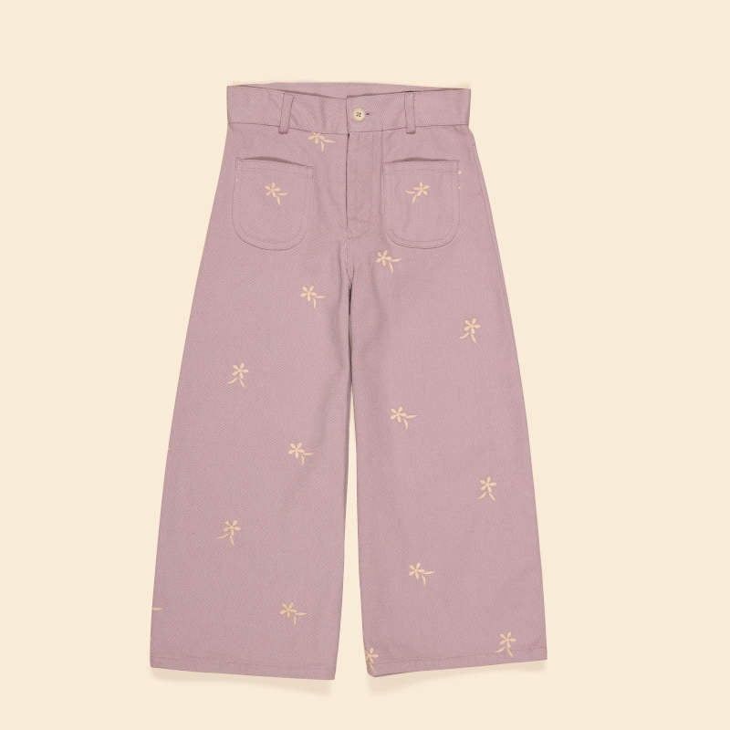 Apolina（アポリナ）2026SS CASEY 70'S ALL OVER EMBROIDERY - lilac