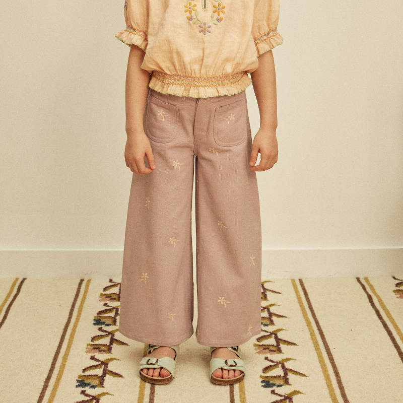 Apolina（アポリナ）2026SS CASEY 70'S ALL OVER EMBROIDERY - lilac