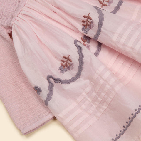 Apolina 2024AW Mia Dress - Almond - Kids Dress
