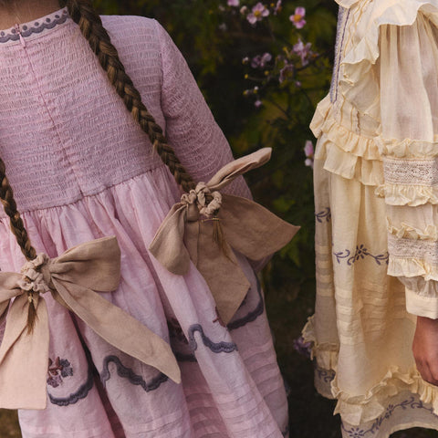Apolina 2024AW Mia Dress - Almond - Kids Dress