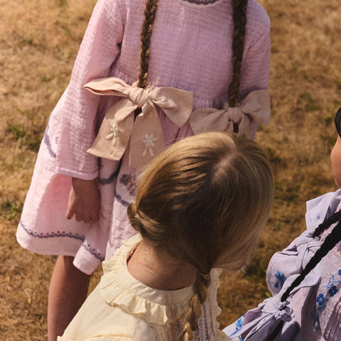 Apolina 2024AW Mia Dress - Almond - Kids Dress
