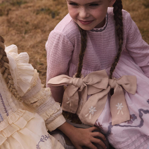 Apolina 2024AW Mia Dress - Almond - Kids Dress