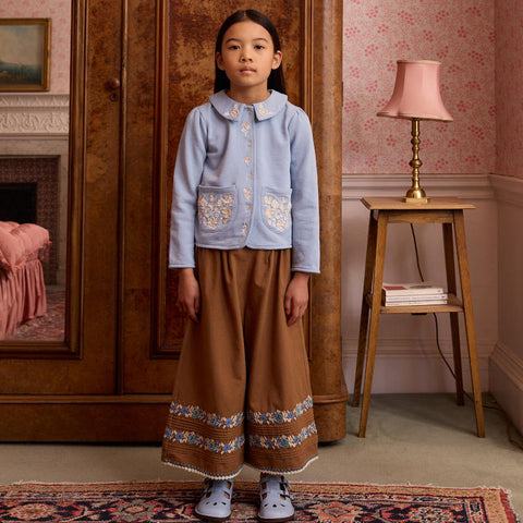 Apolina（アポリナ）2026AW CONSTANCE TROUSER - CHOCOLATE -　キッズパンツ