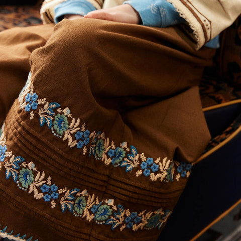 Apolina（アポリナ）2026AW CONSTANCE TROUSER - CHOCOLATE -　キッズパンツ