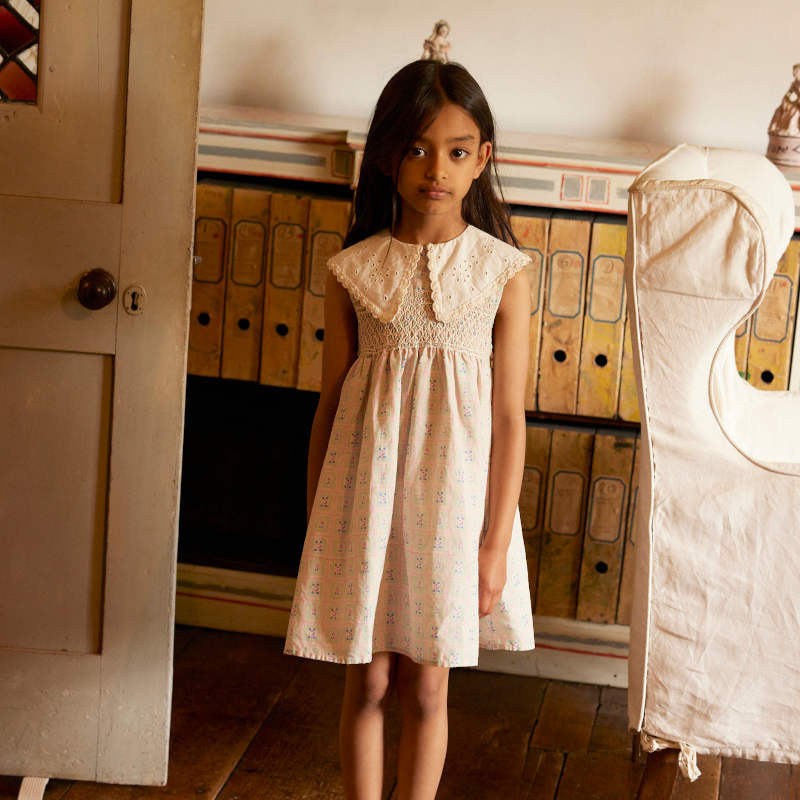 Apolina（アポリナ）2026SS CORNELIA S/L SMOCK DRESS - rosepanel