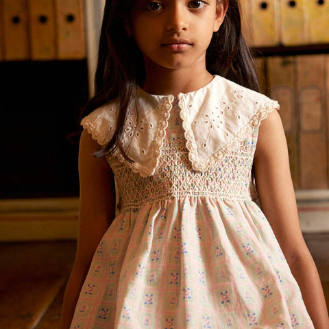 Apolina 2024AW Mia Dress - Almond - Kids Dress