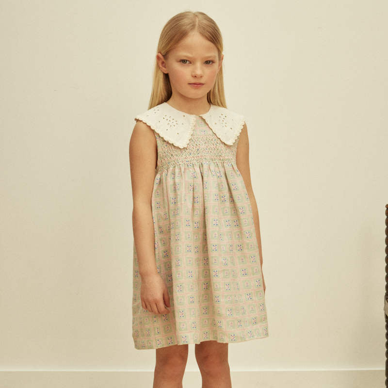 Apolina（アポリナ）2026SS CORNELIA S/L SMOCK DRESS - rosepanel