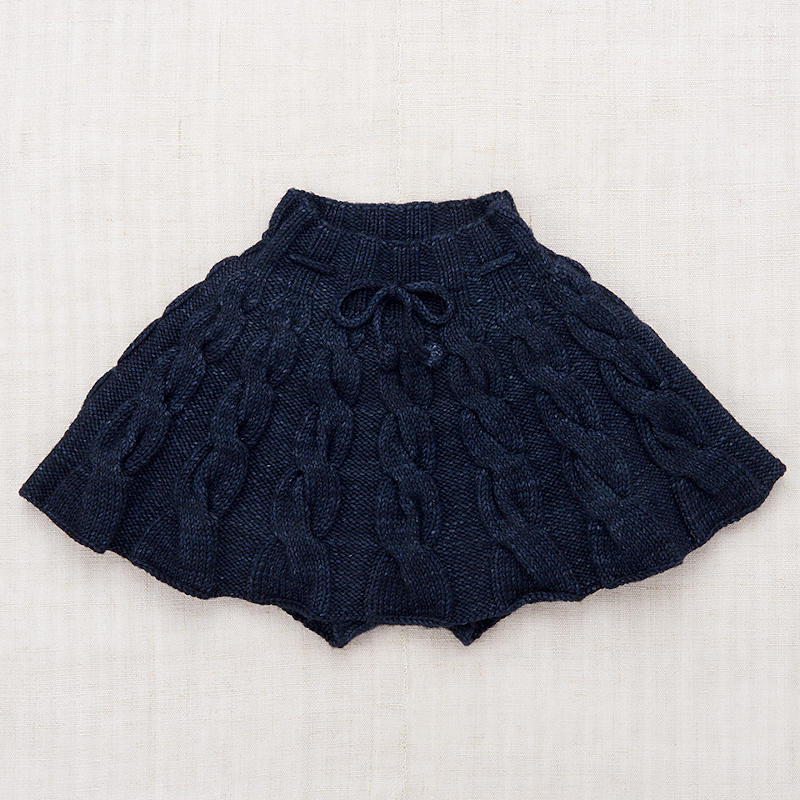 D2】Misha&Puff（ミーシャアンドパフ）2024AW Cable Skating Skirt -Ink- ケーブルスケーティング –  LePuju