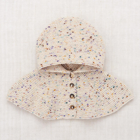 【D2】Misha&Puff（ミーシャアンドパフ）2024AW Cate Capelet -Iris Confetti- キッズケープ